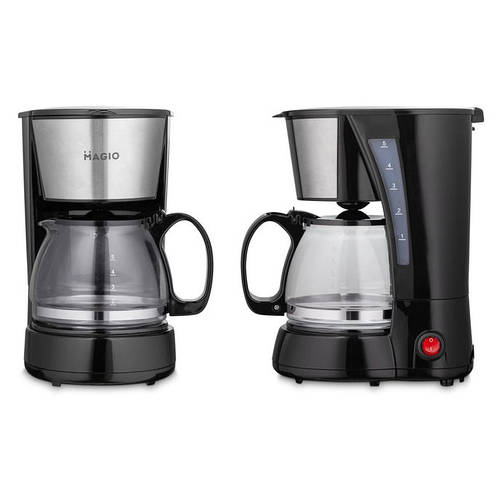 Маленькая кофемашина для дома MAGIO MG-964 650 Вт, Капельная компактная ...