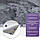 Самоклеючі стінові панелі ПЕТ Оброблений мармур Сірий текстурний 300х600х2мм ПВХ плитка покриття, фото 3