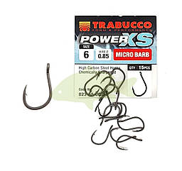Гачок короповий Trabucco POWER XS Micro Barb №6 (15 шт)