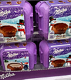 Новорічний набір з шоколадними яйцями Milka Snowballs Löffel Ei зі смаком какао 136 г, фото 9