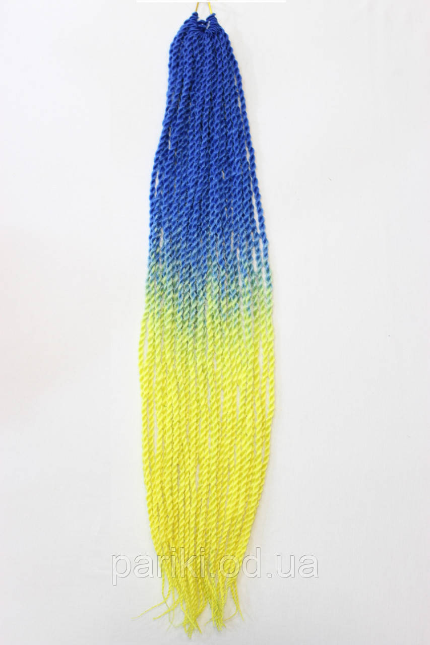 30 кос Сенегальські 60см. 100гр. Омбре2  "Twist Hair"