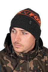 Шапка Fox Collection Beanie Black Orange
