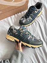 Зимові Чоловічі Кросівки Asics Gel-Sonoma 15-50 Gore-Tex Grey / Асікс Гел-Сонома 15-50 Гор Текс Сірі з Синім, фото 3