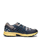 Зимові Чоловічі Кросівки Asics Gel-Sonoma 15-50 Gore-Tex Grey / Асікс Гел-Сонома 15-50 Гор Текс Сірі з Синім, фото 4