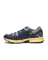 Зимові Чоловічі Кросівки Asics Gel-Sonoma 15-50 Gore-Tex Grey / Асікс Гел-Сонома 15-50 Гор Текс Сірі з Синім, фото 5