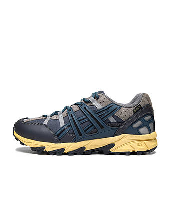 Зимові Чоловічі Кросівки Asics Gel-Sonoma 15-50 Gore-Tex Grey / Асікс Гел-Сонома 15-50 Гор Текс Сірі з Синім, фото 1