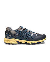 Зимові Чоловічі Кросівки Asics Gel-Sonoma 15-50 Gore-Tex Grey / Асікс Гел-Сонома 15-50 Гор Текс Сірі з Синім, фото 3