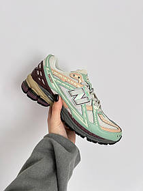 Кросівки New Balance 1906U Clay Ash Licorice / Нью Беланс 1906Ю Клей Еш Лікоріс Бірбзові з Бежевим