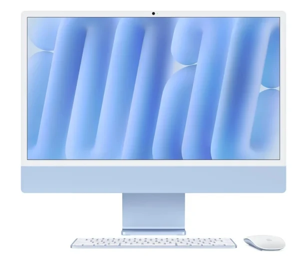 Комп'ютер Apple iMac 24 M4/16GB/256/MacOS Retina 4,5K Niebieski 10R GPU, фото 1
