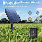 Гірлянда на сонячній батареї з лампочок у стилі ретро з пультом і таймером, 3 метри 10 led акумуляторна, фото 8
