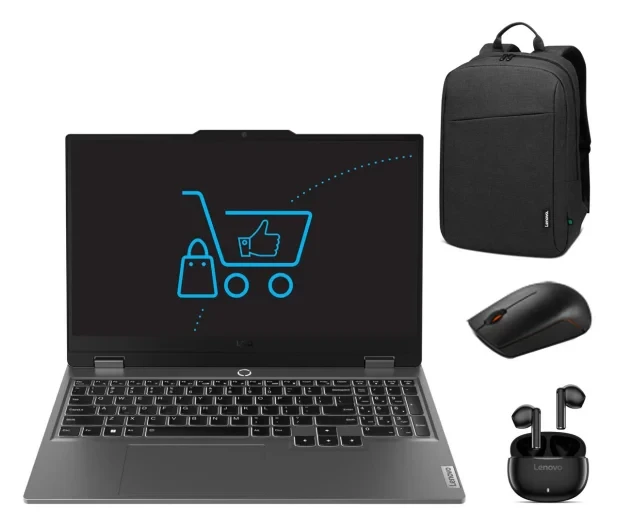 Ноутбук Lenovo LOQ-15 Ryzen 7-7435HS/16GB/512 RTX4070 144Hz( 83JC0081PB)