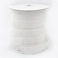 Оксамитова стрічка 2,5 см, біла