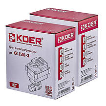 Кран з електроприводом Koer KR.1501-3 (KR5224), фото 4