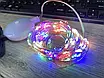 Гірлянда дріт музичний прозорий дріт USB RGB різнобарвний SF-4, фото 5
