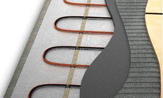 під плитку - Тонкий нагрівальний кабель