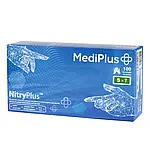 Нітрилові рукавички MediPlus NitryPlus, розмір S, блакитні, 100 шт