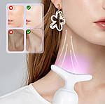 Масажер для обличчя та шиї омолоджуючий ліфтинг Wi-mas HY71 7в1, масажер для обличчя з світлодіодною терапією, фото 2