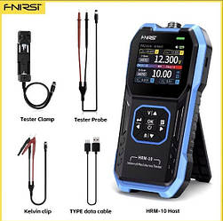 Тестер внутрішнього опору (міліомметр) FNIRSI HRM-10 (до 200 Ом; до 100V) — повний комплект