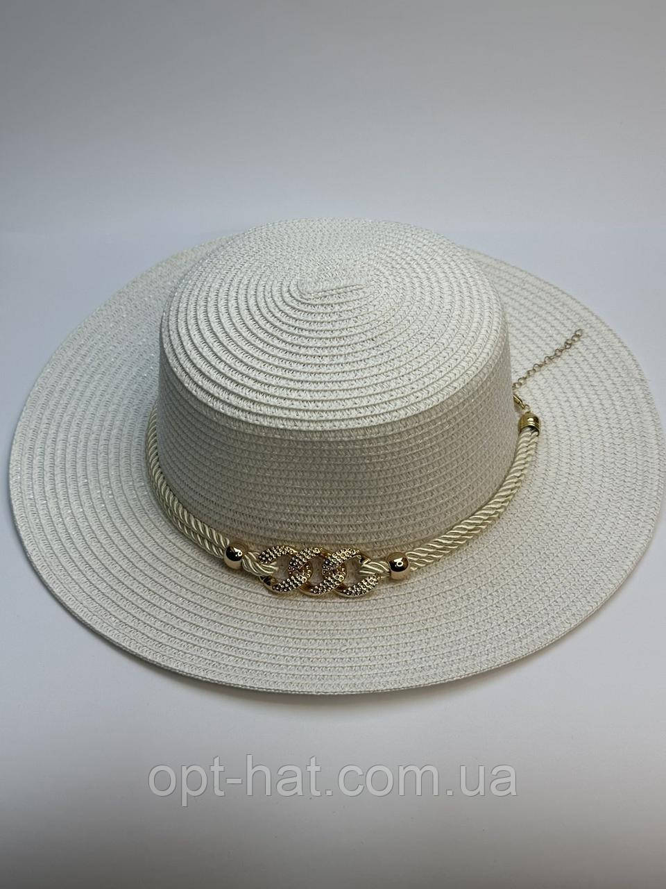 Літній капелюх канотьє, фото 1