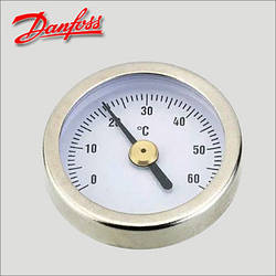 Термометр Danfoss 0-60 °C FHD-T колекторний