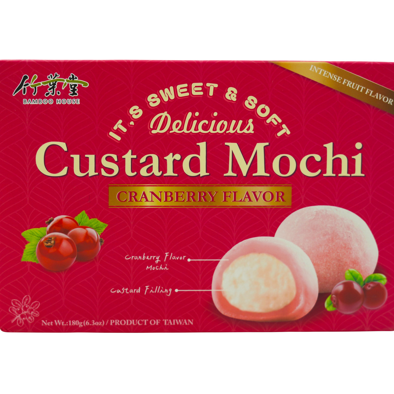 Тістечко моті (мочі) Cranberry BAMBOO HOUSE 180 г
