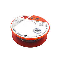 Припій Sn60Pb40 ф 1.0 мм із флюсом 50г