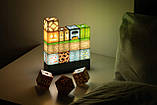Світильник Майнкрафт Розбірний Minecraft Block Building Light акумуляторний 16 блоків, фото 7