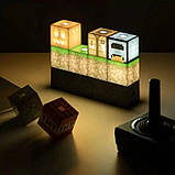 Світильник Майнкрафт Розбірний Minecraft Block Building Light акумуляторний 16 блоків, фото 8