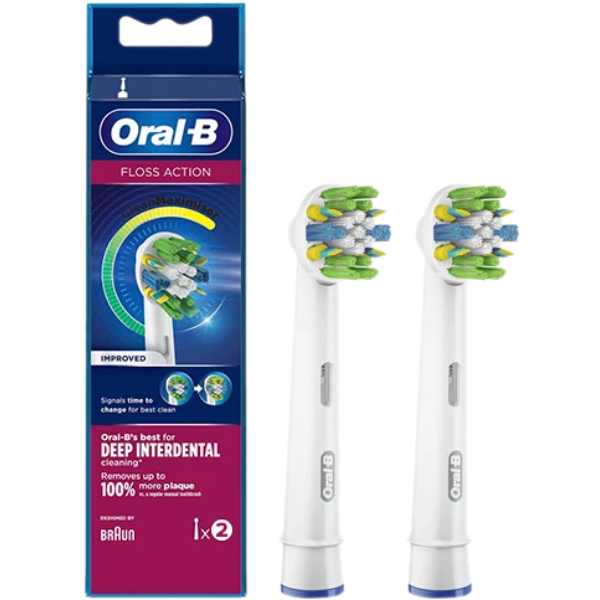 Насадки на зубні щітки Oral-B EB25RB Floss Action CleanMaximiser (2 шт.)