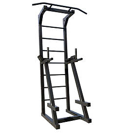 Турнік, бруси та прес, шведська стінка Чорна (60х60 мм). Тренажер для вільної ваги