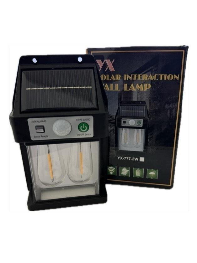 Настінний ліхтар із сонячною панеллю YX 777-2W, фото 1