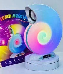 Настільна лампа Черепашка з колонкою, RGB-підсвічуванням, Bluetooth, L-39