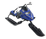 Дитячий снігокат MUSTANG з м'яким сидінням Синій, фото 7