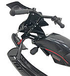 Рульові санки до 80 кг Санки для дітей Дитячі рульові санки з гальмом та тяговим тросом, фото 7