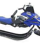 Дитячий снігокат MUSTANG з м'яким сидінням Синій, фото 2