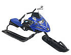 Дитячий снігокат MUSTANG з м'яким сидінням Синій, фото 6