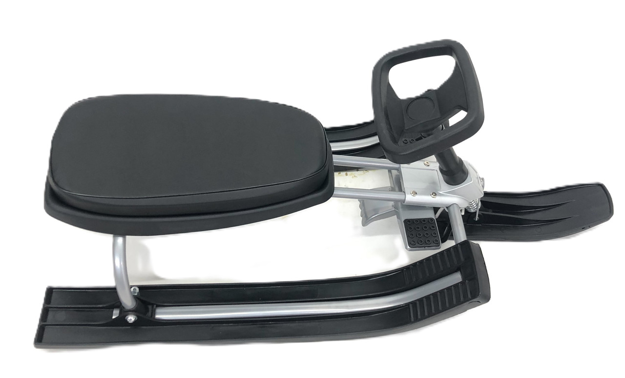 Детский Снегокат MUSTANG с мягким сиденьем ( Черный ), фото 1