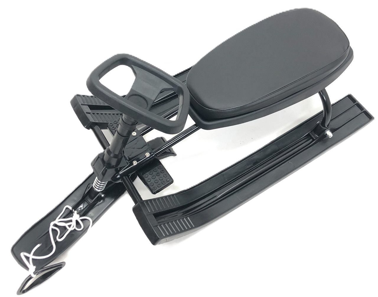 Детский Снегокат MUSTANG с мягким сиденьем ( Черный ), фото 1