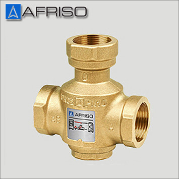 Термічний клапан триходовий 1" AFRISO ATV335 55°C Kv-9, фото 1