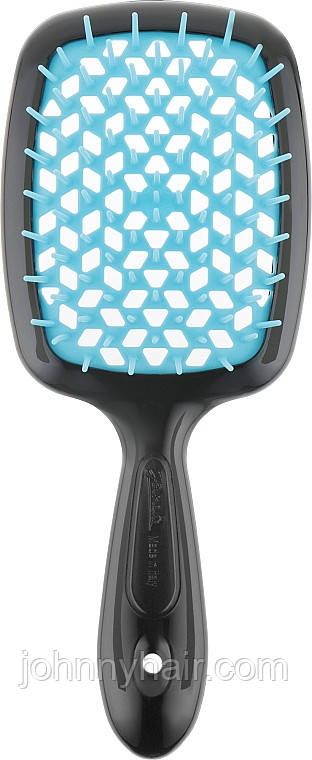 Щітка Janeke Superbrush чорна (синя серединка)