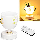 Нічник Кубок Чемпіона дитячий світильник для трофеїв акамуляторний з пультом W-00603, фото 2