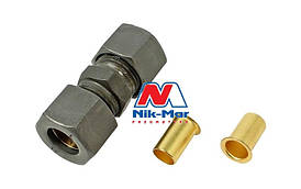 З'єднання аварійне металеве, рятувальник трубки 6 (M12X1.5), ZA6B 1.5