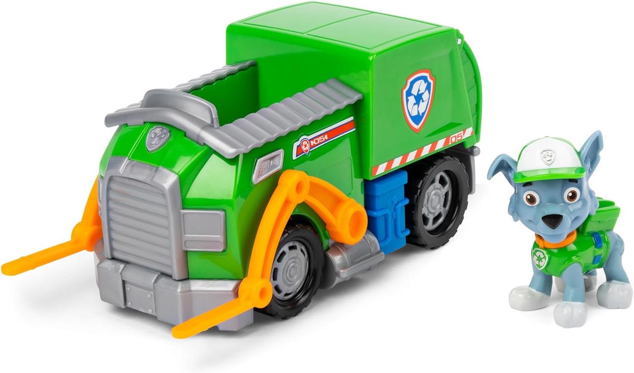 Paw Patrol Щенячий патруль Рокки та сміттєвоз Rocky recycle truck vehicle with collectible figure