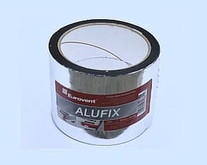 Фольгована клеюча стрічка для пароізоляції Eurovent ALU FIX (75мм × 50м)