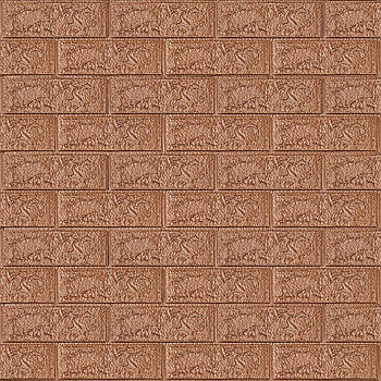 3D панель самоклеюча 700х770х5мм цегла Коричневий (020-5) SW-00000237
