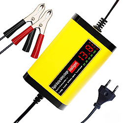 Імпульсний зарядний пристрій для акумуляторів 12V, 2А / Автомобільна зарядка для акумулятора