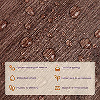 Самоклеюча вінілова плитка 152.4х914.4х1.5мм Каштан, ціна за 1 шт. (СВП-002) Матова SW-00000282, фото 4