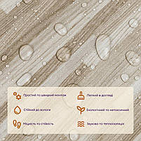 Самоклеюча вінілова плитка сіро-бежева, ціна за 1 шт. (СВП-008) Матова SW-00000286, фото 4