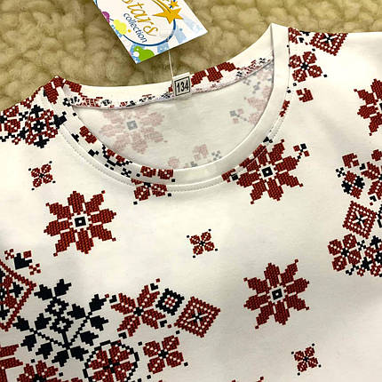 Дитяча футболка з візерунком вишиванка Five Stars 10879-110р, фото 2