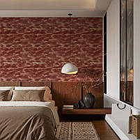 Декоративна 3D панель самоклейка 700х770х5мм Мармур коричневий з золотом (цегла) (361) SW-00000637, фото 5